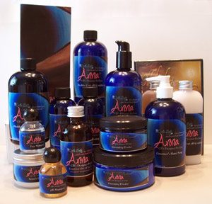 Anna Designer Pet Line by Castle Baths for both the dog and cat- shampoo face powder and all your grooming needs